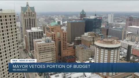 Milwaukee mayor partially vetoes council's budget