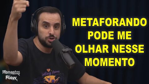 MARCOS DESAFIA METAFORANDO AO VIVO - MARCOS CASTRO NO FLOW | MOMENTOS FLOW