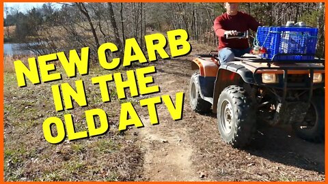 #216 Carburetor Replacement on Honda 350 Rancher ATV