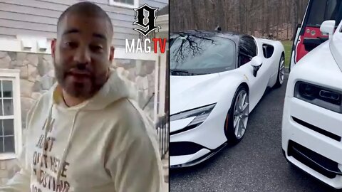 DJ Envy Shades Rick Ross After He Pulls Out His Foreigns! 😎