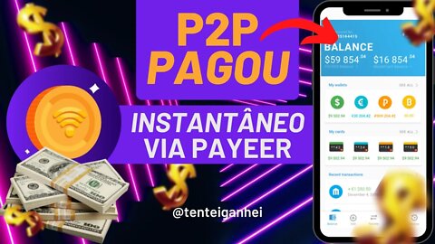 💲 PAGOU - PEER2PROFIT PAGOU MAIS RÁPIDO QUE O BOLT 💲