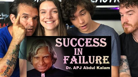 APJ Abdul Kalam | Inspirational | Manage failure and success SPEECH REACTION!!!