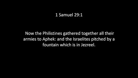 1st Samuel Chapter 29