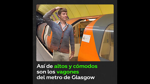 Bloguero muestra las dimensiones de los trenes del metro de Glasgow