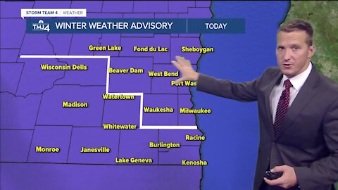 Winter weather advisory issued for SE Wisconsin; up to 4" of snow possible