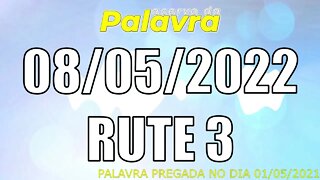 PALAVRA CCB RUTE 3 - DOMINGO 08/05/2022 - CULTO ONLINE