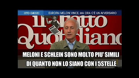 ELEZIONI EUROPEE GIUGNO 2024 Marco Travaglio in tv fa l'analisi del voto europeo dopo aver analizzato il voto che ha premiato FdI e PD, sorprende Italo Bocchino dandogli ragione sul ruolo della Merdoni in Europa.La Meloni andrà insieme ai socialisti