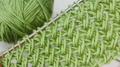 🧶How to knit diagonal simple stitch