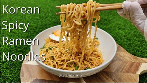 Viral Korean Ramen Noodles Recipe 🍜 #viral #ramennoodles #ramenchallenge #ramenlover #Noodles