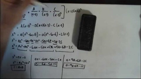 Partial Fraction Decomposition Harder Example |JOKO ENGINEERING|