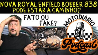 Nova BOBBER 838 Royal Enfield com motor em V pode estar a caminho: FATO ou FAKE?