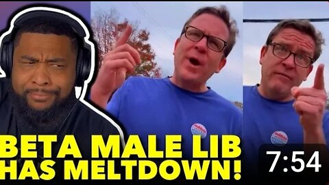 UNHINGED Liberal FREAKS OUT Over Republican Poll Greeter in Virginia