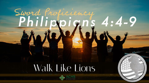 "Philippians 4:4-9" Walk Like Lions Christian Daily Devotion with Chappy January 18, 2022