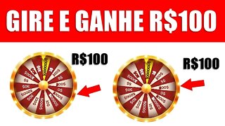 Girou Ganhou R$100 GRATIS NO PIX e Já Pode Sacar na Mesma Hora [Site Para Ganhar Dinheiro Online]