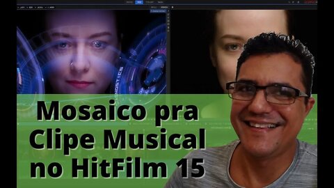 Mosaico com movimento no Hitfilm