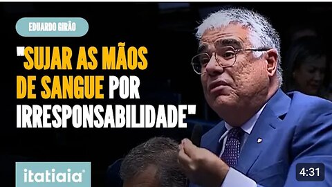 GIRÃO LAMENTA MORTE DE UM DOS PRESOS DO 8/1: "SANGUE NA MÃO DOS PODEROSOS