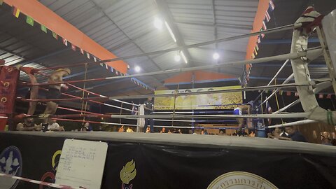 Ring Walk First Pro Muay Thai Fight Thailand