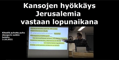 Kansojen hyökkäys Jerusalemia vastaan lopunaikana