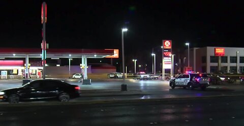 Shooter at large after fatal altercation at Las Vegas gas station