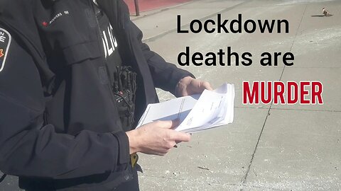 Evidence that Lockdown deaths are MURDER.