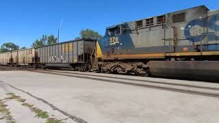 CSX U502 Empty Coal Train from Fostoria, Ohio September 26, 2021