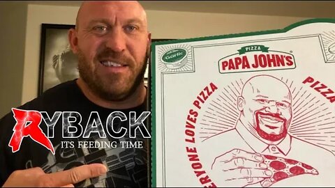 Papa Johns New Shaqaroni Pepperoni Pizza Food Review Ryback Feeding Time Is It Worth It?