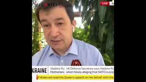 Russian Deputy UN Rep Dmitry Polyanskiy in an interview with Sky News shows Zelensky Instagram post