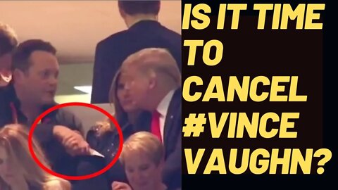 #VinceVaughn Shakes Trumps Hand! Cancel Him? LSU-CLEMSON!