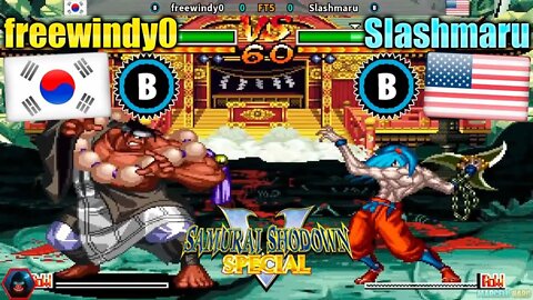 Samurai Shodown V Special (freewindy0 Vs. Slashmaru) [South Korea Vs. U.S.A.]