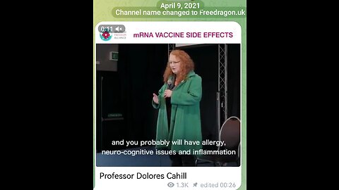 DR Dolores Cahill Predictions from April 2021. 100% spot on.