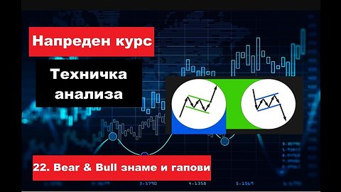 Крипто техничка анализа напреден курс 22. Bear & Bull знаме и гапови