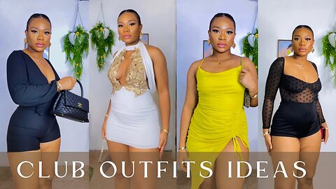 Club outfits ideas, going from modest to baddie