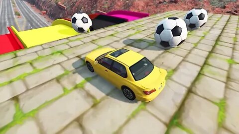 cars vs color sliders with foot ball beam ng drive