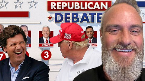 Trump Interview On Tucker Plus Republican Debate McClure's Live React Review Make Fun Of Laugh At