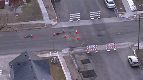 'Perfect storm of events' caused sinkholes in Brighton neighborhood, city says