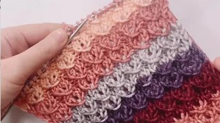 🧶How to knit ring stitch simple tutorial