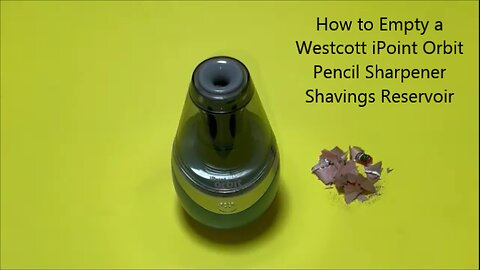 How to Replace the Blade in a Westcott iPoint Orbit Pencil Sharpener