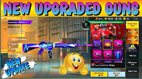 Pubg Back 😍 Pubg Lite New Upgrade Gun Crate Opening | Pubg Lite New Lucky Spin ? New Update 0.26.0