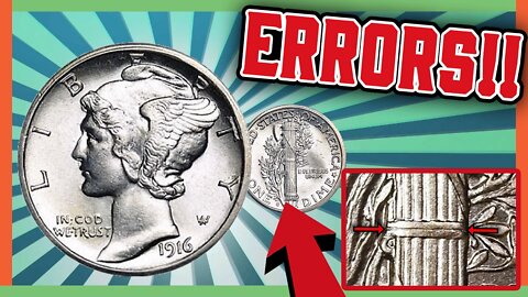 RARE MERCURY DIMES WORTH MONEY - ERROR COIN HUNTING TIPS!!