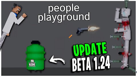 Jorge possuído no UPDATE 1.24 Beta de People Playground