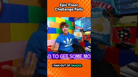 Epic floor challenge fails | ben azelart,brent rivera,Lexi rivera,stokes twins|