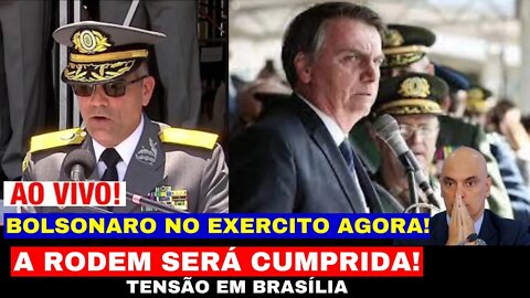 AO VIVO BOLSONARO ENCONTRA COM ALTO ESCALÃO DO EXÉRCITO AS PROVIDENCIAS COMEÇANDO A SER TOMADA