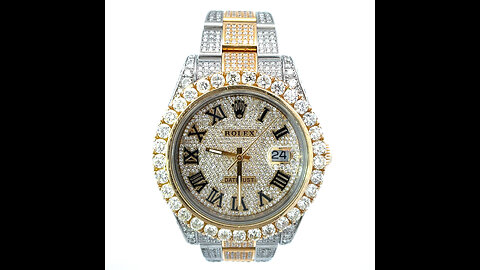 Rolex 41mm Datejust Bust Down with Diamond Bezel