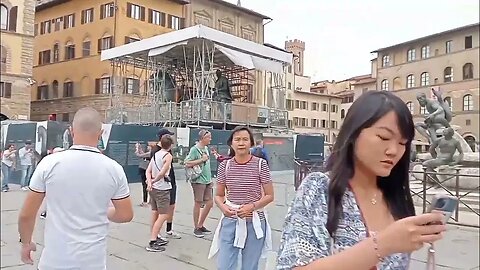 Walking around Florence Italy