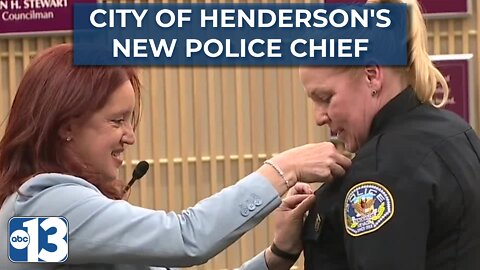 City of Henderson's newest and 15th police chief sworn in