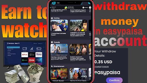 Givvy video earning application full withdraw in easypaisa and jazzcash in your account,🤑