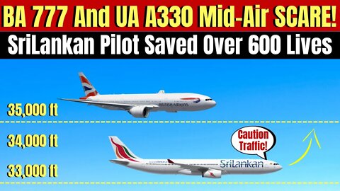 Alert SriLankan A-330 Pilot With Help From TCAS Avoided The Worst Aviation Catastrophe In History