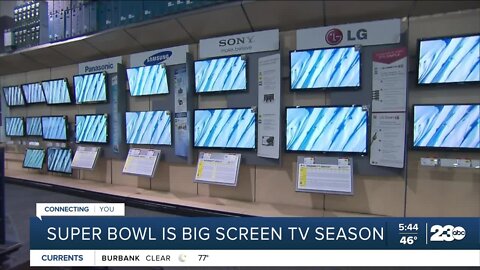 Football fans could score super deals on big screen TVs