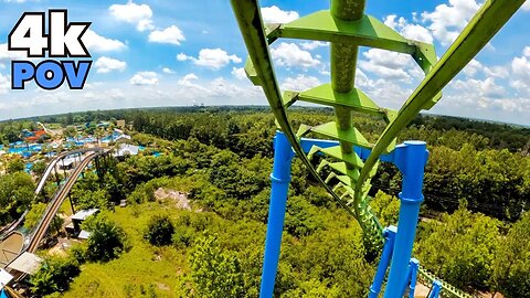 [POV] Twisted Typhoon Roller Coaster at Wild Adventures | GoPro Max Mod Lens