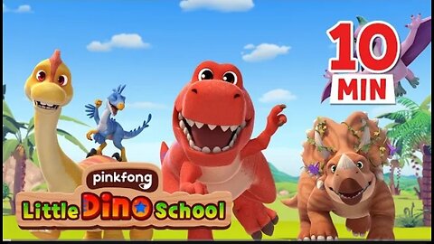 🦖🏫 Welcome to Dino School! | Dinosaur Cartoon | Compilation | Pinkfong Dinosaur for Kids